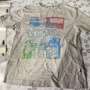 Shaun White Medium Short Sleeve Gray Graphic Skate T Shirt